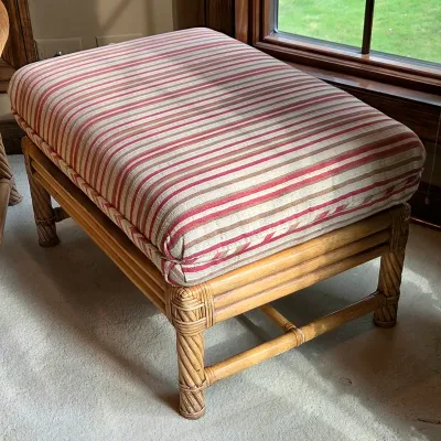 Sale Photo Thumbnail #45: Taupe, cream, and raspberry colored stripes
16" tall x 27" wide x 20" deep

Pickup Details
Once your purchase is complete, you'll receive the pick-up address along with your scheduled pick-up instructions. Feel free to reach us at 708-362-1512 or 708-362-