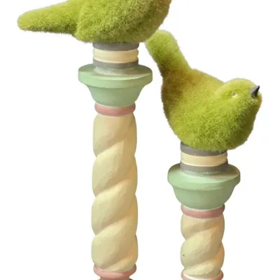 Sale Photo Thumbnail #5: Flocked birds, wood base 16" tall and 13" tall

Pickup Details
Once your purchase is complete, you'll receive the pick-up address along with your scheduled pick-up instructions. Feel free to reach us at 708-362-1512 or 708-362-1510.

PLEASE NOTE: You are 