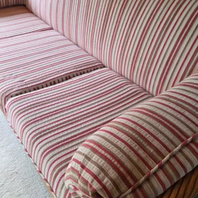 Sale Photo Thumbnail #26: Cream/Taupe/Raspberry Colored Stripes
87" long x 40" tall

Pickup Details
Once your purchase is complete, you'll receive the pick-up address along with your scheduled pick-up instructions. Feel free to reach us at 708-362-1512 or 708-362-1510.

PLEASE NOT