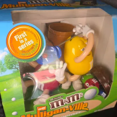 M&M's Mulligan-Ville Golf Candy Dispenser First in Series