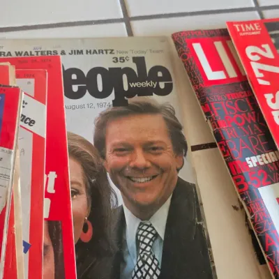 Vintage TIME Magazine Bundle 1970s Marilyn Monroe Nixon History Lot