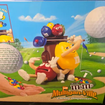 M&M's Mulligan-Ville Golf Candy Dispenser First in Series