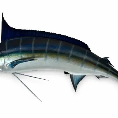 956 Large Metal Sailfish Wall Sculpture with Mounting Hardware