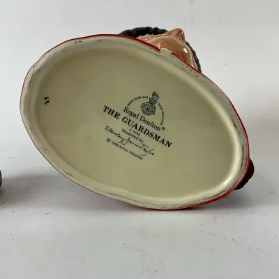 960 Royal Doulton "The Guardsman" Character Jug & "The Lawyer" Mini Jug