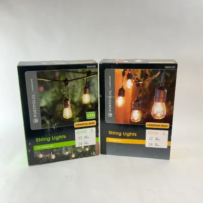 1000 Portfolio Commercial Grade Outdoor String Light Sets – LED & Incandescent