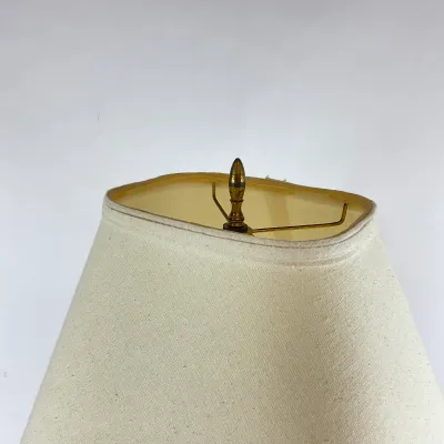 928 Vintage Brass Nautical Ship Lantern Table Lamp on Wood Base