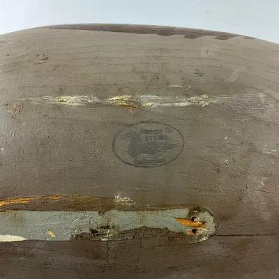 964 George R. Starr Canada Goose Working Decoy with Bottom Stamp