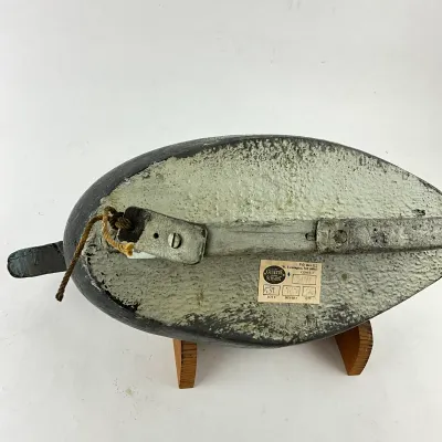 965 Antique Hand-Carved Redhead Duck Decoy