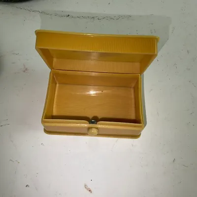 920 Vintage Fly Fishing Lot - Crandall's Ashaway Silk Fly Line Tin, and Small Yellow Box