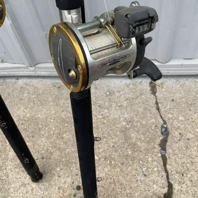 1012 Pair of Cabela's DepthMaster Trolling Rods with Reels