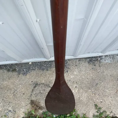 970 Vintage Wooden Beavertail Canoe Paddle – 60"