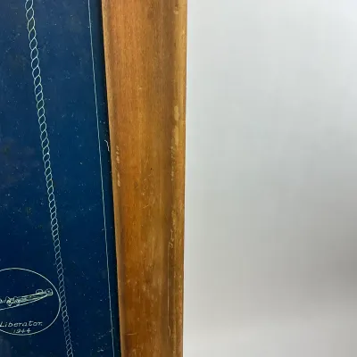 957 1938 Donald S. Johnson "Sable Island – Graveyard of the Atlantic" Cyanotype Map