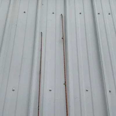 1008 Pair of Antique Bamboo Fly Fishing Rods with Wooden Reels