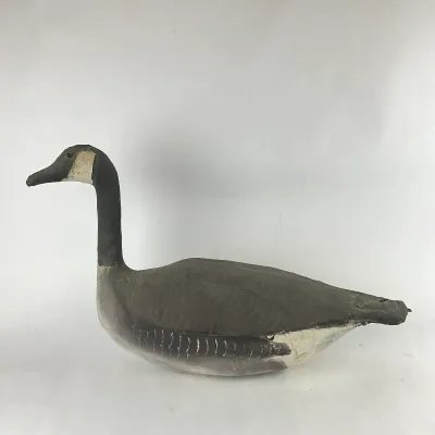 937 Vintage Canvas-Over-Cork Canada Goose Hunting Decoy