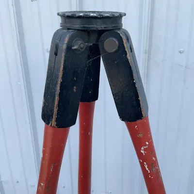 1014 Vintage Wissler Instrument Co. Wooden Surveyor's Tripod Stand