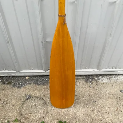 983 K. Crafts Wooden Canoe Paddle – Beavertail Blade