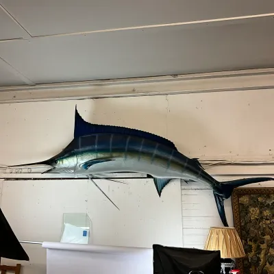 956 Large Metal Sailfish Wall Sculpture with Mounting Hardware