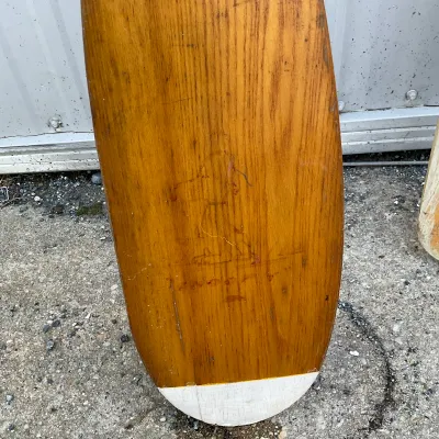 968 Pair of Vintage Wooden Canoe & Boat Oars – "Battle Troop 72" & F-17