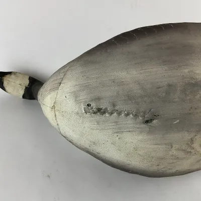 937 Vintage Canvas-Over-Cork Canada Goose Hunting Decoy