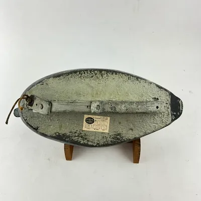 965 Antique Hand-Carved Redhead Duck Decoy