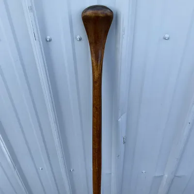 969 Vintage Wooden Beavertail Canoe Paddle – 55"