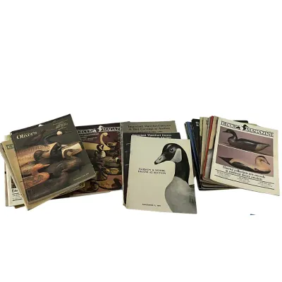 954 Vintage Decoy Magazine & Waterfowl Auction Catalog Collection (c. 1989–1995)