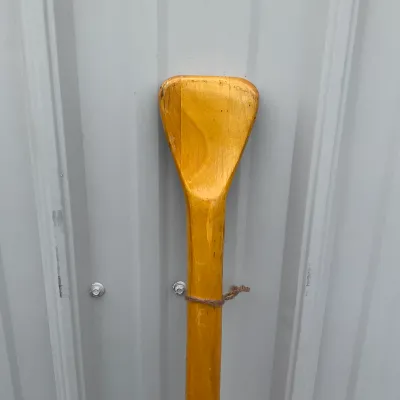 983 K. Crafts Wooden Canoe Paddle – Beavertail Blade