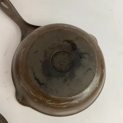 1007 4-Piece Vintage Le Creuset Enameled Cast Iron Cookware Lot – Dutch Oven & Skillets