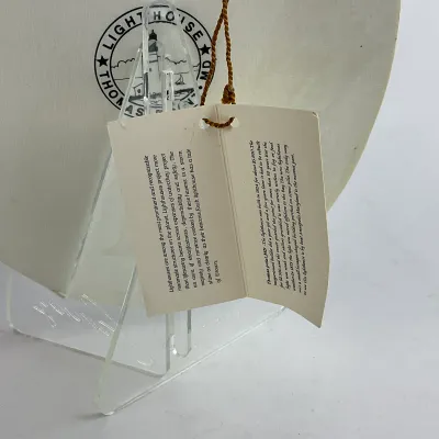929 Coastal Nautical Wall Décor Lot – Thomas Point Lighthouse Plaque & 4 Decorative Frames