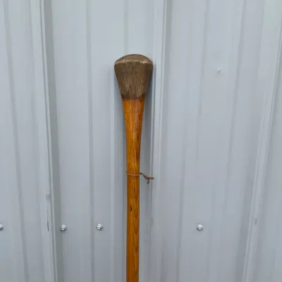 979 Antique K. Crafts Beaver Tail Wooden Canoe Paddle – 66.25"