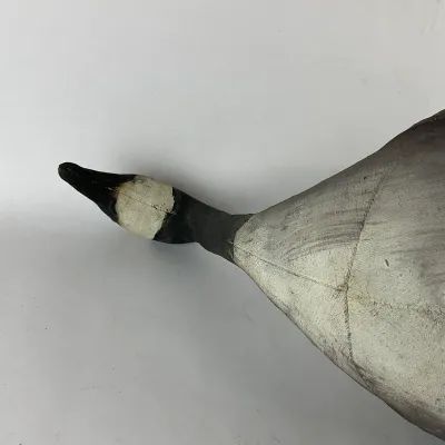 937 Vintage Canvas-Over-Cork Canada Goose Hunting Decoy
