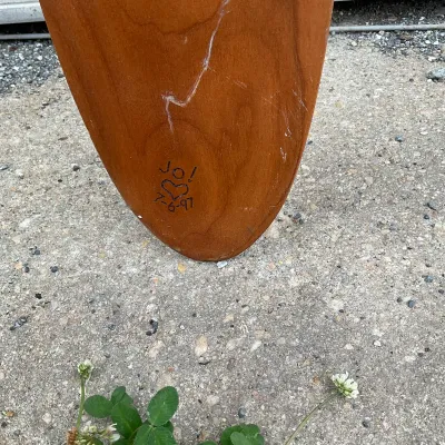 982 Nashwaak Cherry Wood Canoe Paddle – Made in Canada