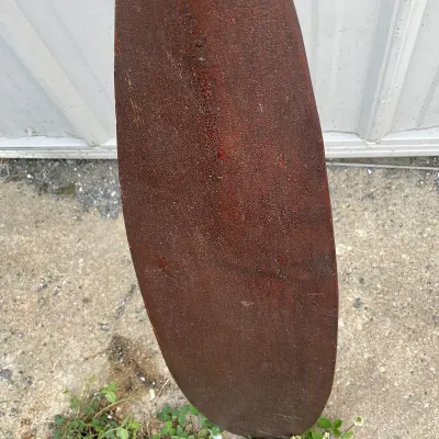 970 Vintage Wooden Beavertail Canoe Paddle – 60"