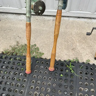 1011 Set of 3 Vintage Fishing Rods with Reels – Daiwa, Plyflex Glass & Tubular Glass