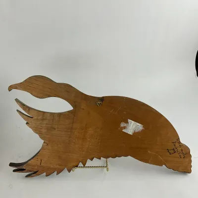 932 Pair of Hand-Carved & Painted Flying Mallard Wall Sculptures – Valle de Ángeles, Honduras