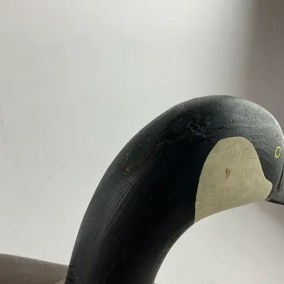 964 George R. Starr Canada Goose Working Decoy with Bottom Stamp