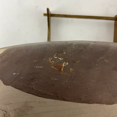 964 George R. Starr Canada Goose Working Decoy with Bottom Stamp