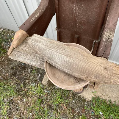 1009 Large Rustic Hand-Carved Franciscan Friar Garden Figure