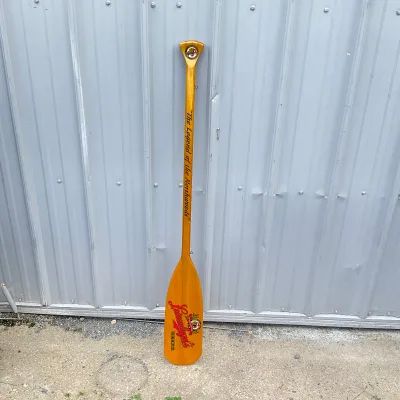 978 Leinenkugel's Beer Advertising Wooden Canoe Paddle – "The Legend of the Northwoods"