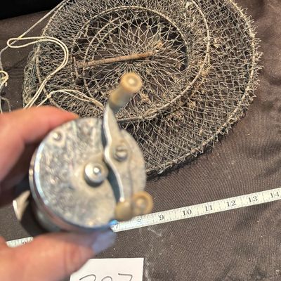 vintage Pflueger Trump fishing reel and more