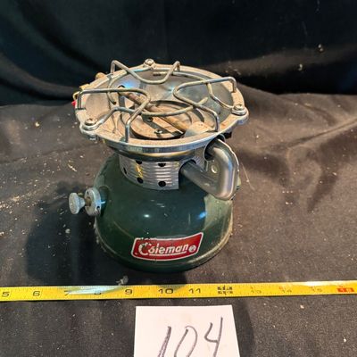 VTG 1971 COLEMAN 502-700 SPORTSTER SINGLE BURNER CAMP COOKING STOVE 11/71