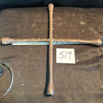 vintage 4-way lug wrench