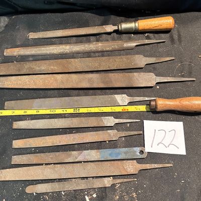 Vintage Machinist File Lot – Mixed Hand Files