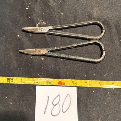 vintage forged steel shears