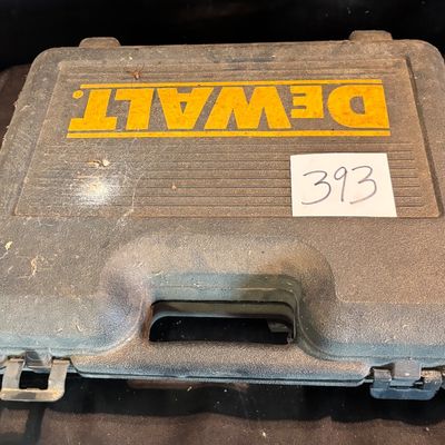 Empty black molded plastic case