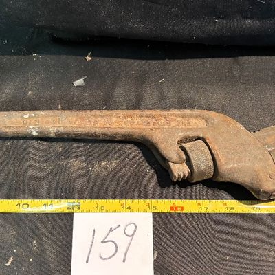 vintage RIDGID E18 heavy-duty pipe Wrench