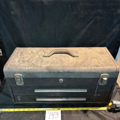 Vintage Kennedy 2 Drawer Tool Box Missing Keys Made In USA