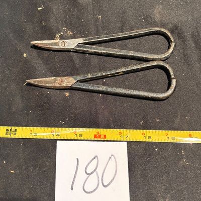vintage forged steel shears