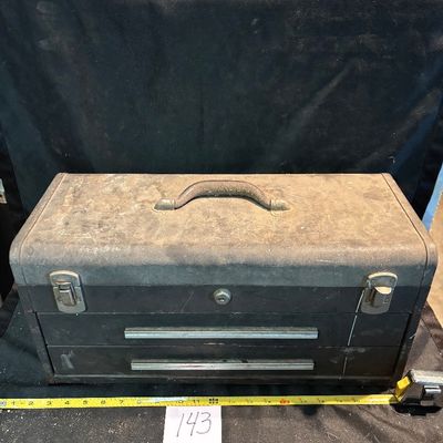Vintage Kennedy 2 Drawer Tool Box Missing Keys Made In USA