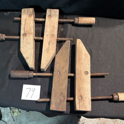 Wooden Clamp Lot